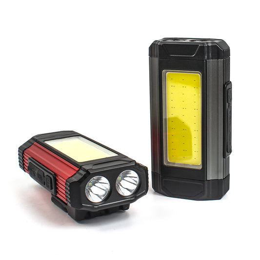 Lâmpada De Trabalho De Carregamento Rápido USB Tipo C Regulável,Luz De Acampamento Com Íman Duplo