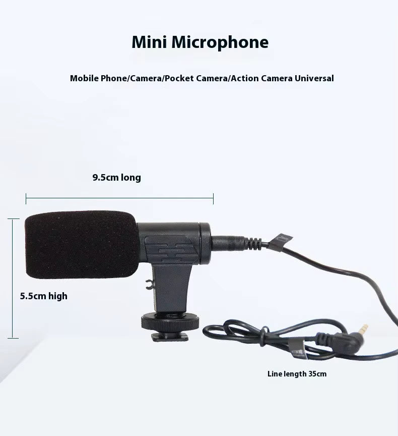 Kit de Filmagem com Luz LED e Microfone para Smartphone — Ideal para Criadores de Conteúdo e Vídeo