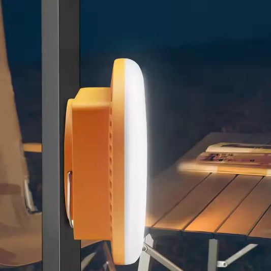 Luz LED Portátil Recarregável USB C, indicador de carga digital