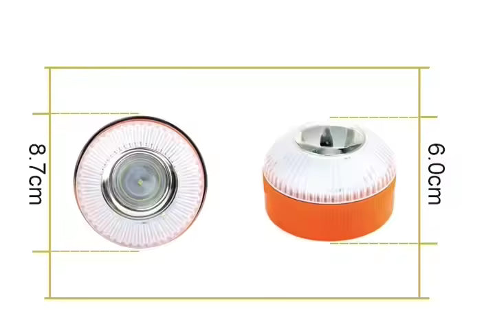 Luz de Emergência V16 LED 3W | Sinal Magnético Carro Moto | Visível 1km