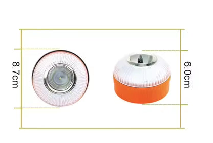 Luz de Emergência V16 LED 3W | Sinal Magnético Carro Moto | Visível 1km