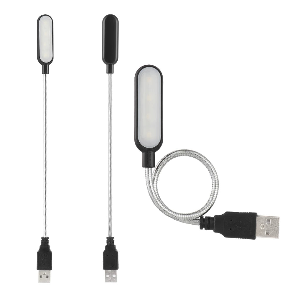 Mini Luz de Leitura USB com 4 LEDs