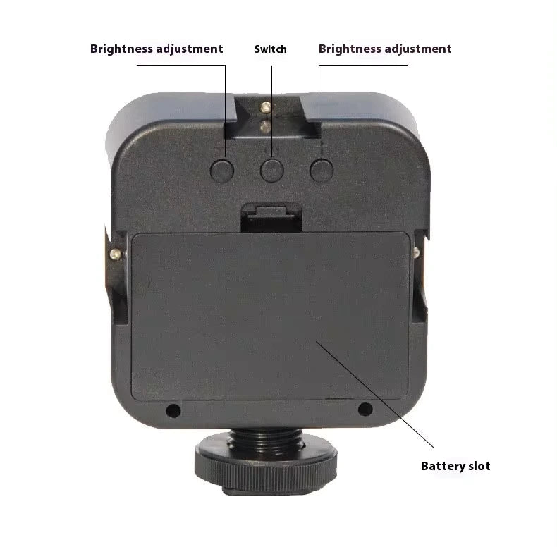 Kit de Filmagem com Luz LED e Microfone para Smartphone — Ideal para Criadores de Conteúdo e Vídeo