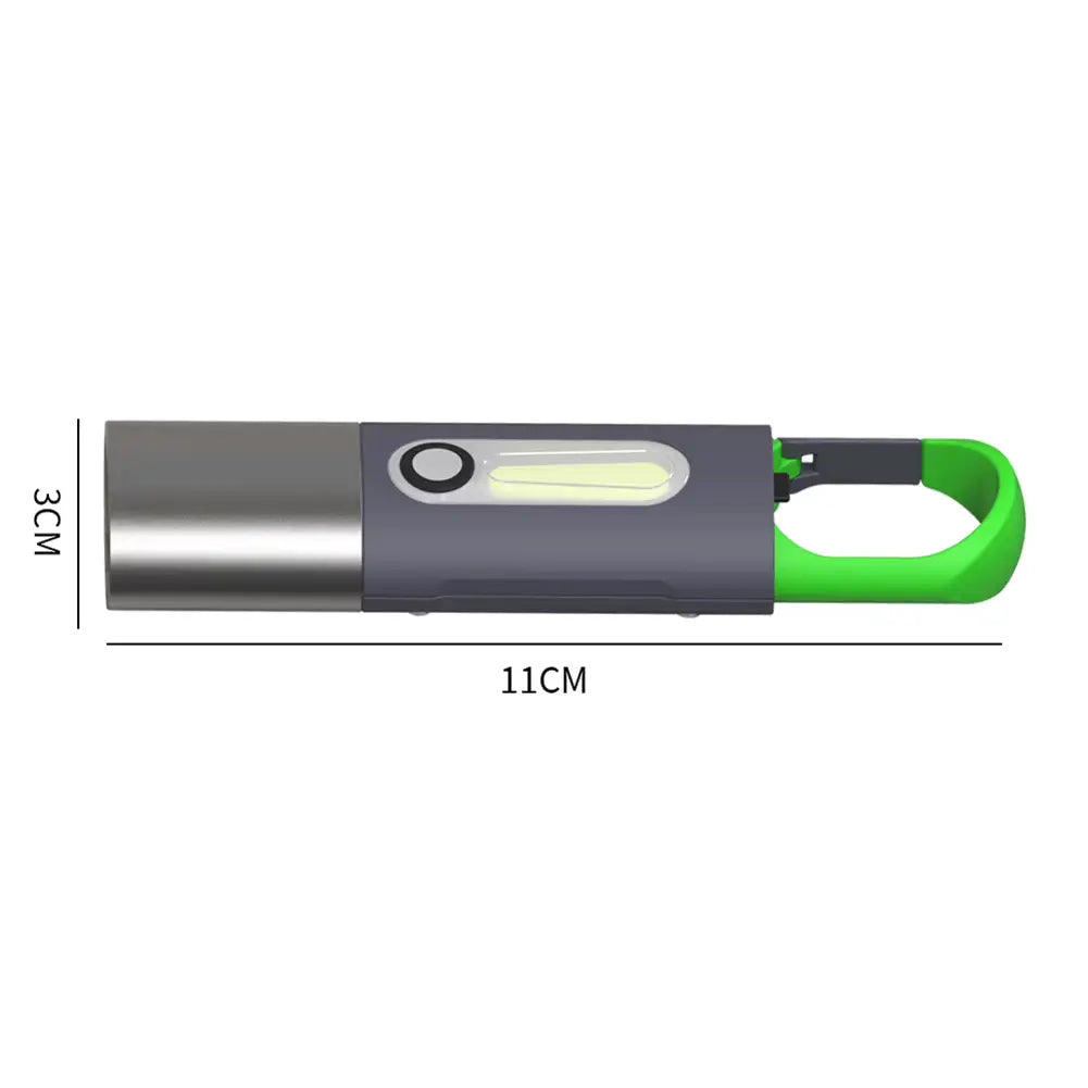 Rechargeable pocket flashlight