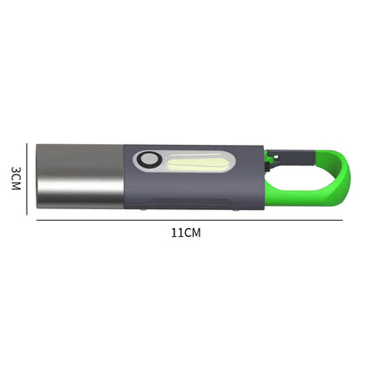 Rechargeable pocket flashlight
