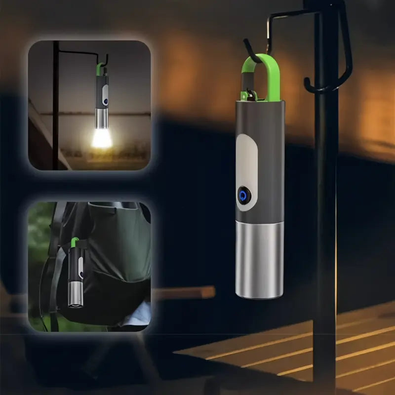 Rechargeable pocket flashlight