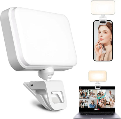 Luz LED Selfie e videoconferência